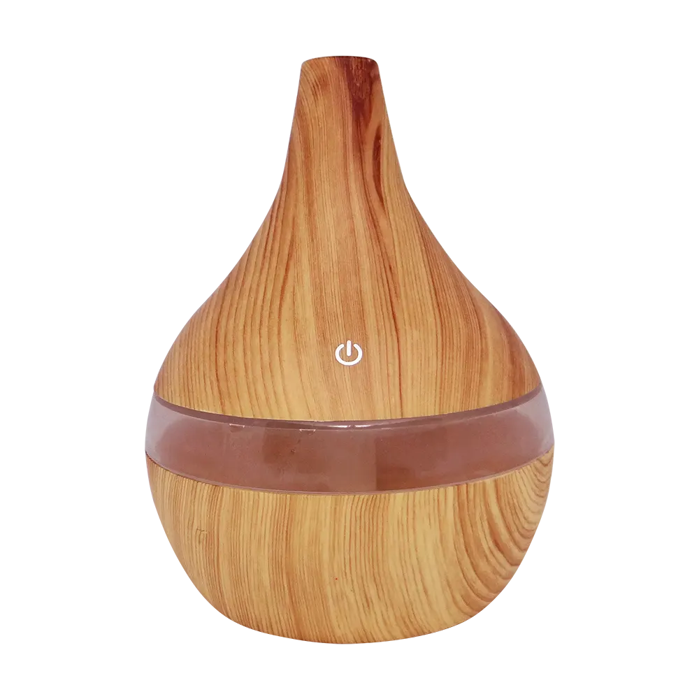 Diffuseur & humidificateur d'huiles essentielles aspect bois clair